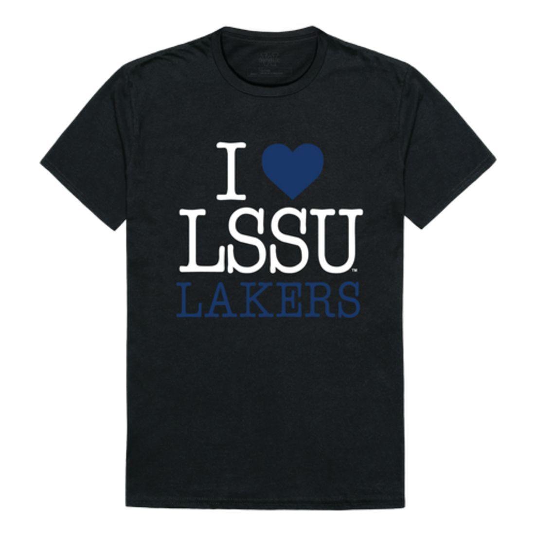 I Love LSSU Lake Superior State University Lakers T-Shirt