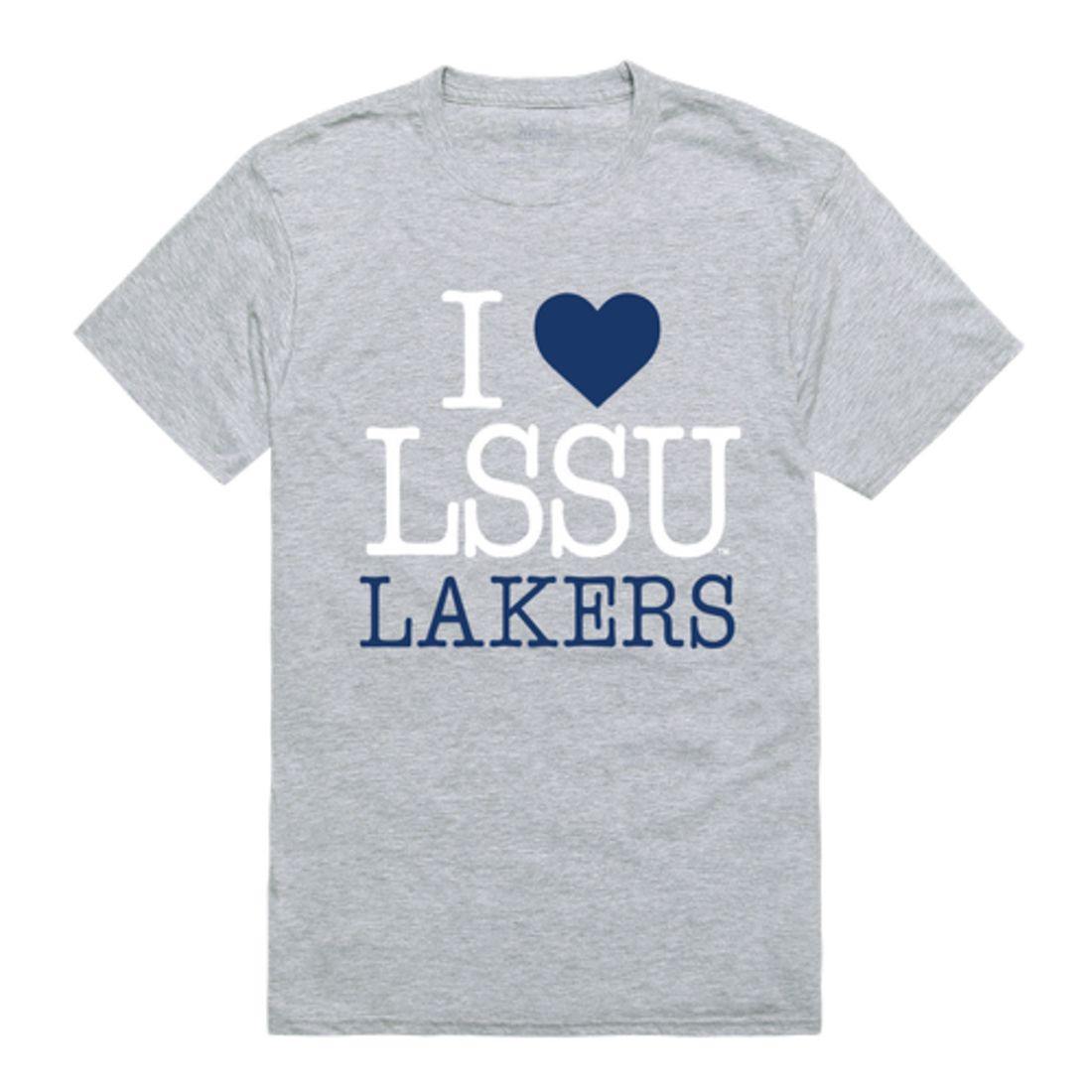 I Love LSSU Lake Superior State University Lakers T-Shirt