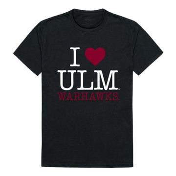I Love ULM University of Louisiana Monroe Warhawks T-Shirt