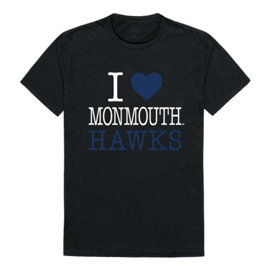 I Love Monmouth University Hawks T-Shirt