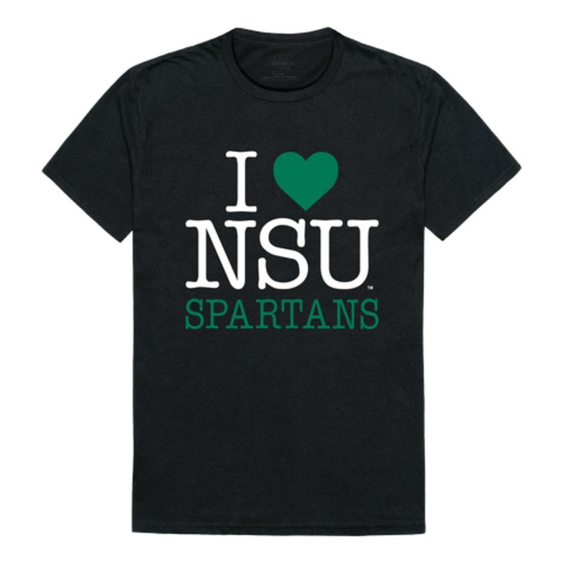 I Love NSU Norfolk State University Spartans T-Shirt