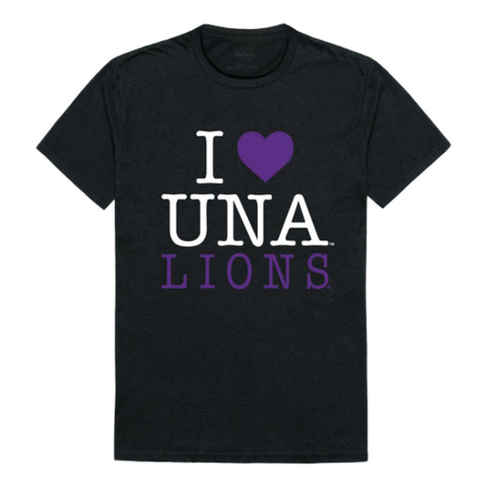 I Love UNA University of North Alabama Lions T-Shirt