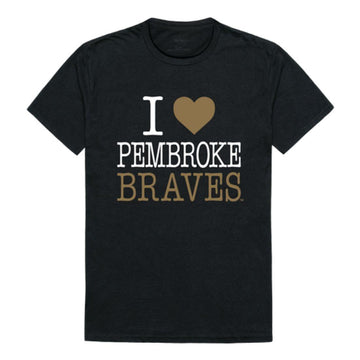 I Love UNCP University of North Carolina at Pembroke Braves T-Shirt