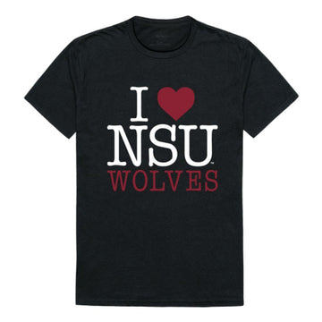 I Love NSU Northern State University Wolves T-Shirt