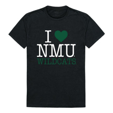 I Love NMU Northern Michigan University Wildcats T-Shirt