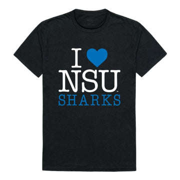 I Love NSU Nova Southeastern University Sharks T-Shirt