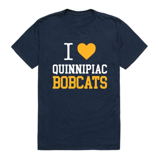 I Love QU Quinnipiac University Bobcats T-Shirt