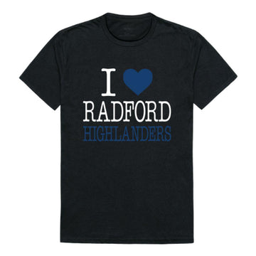 I Love Radford University Highlanders T-Shirt