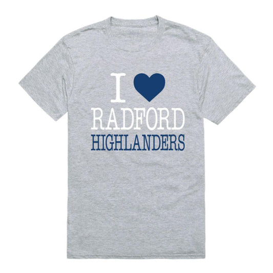 I Love Radford University Highlanders T-Shirt