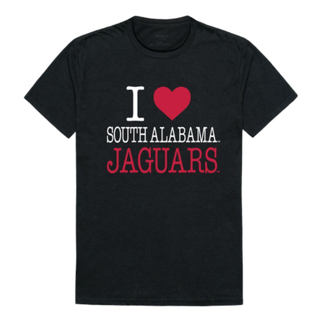 I Love University of South Alabama Jaguars T-Shirt