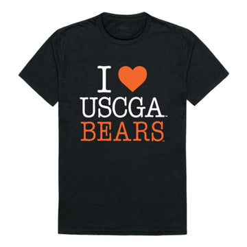 I Love USCGA United States Coast Guard Academy Bears T-Shirt