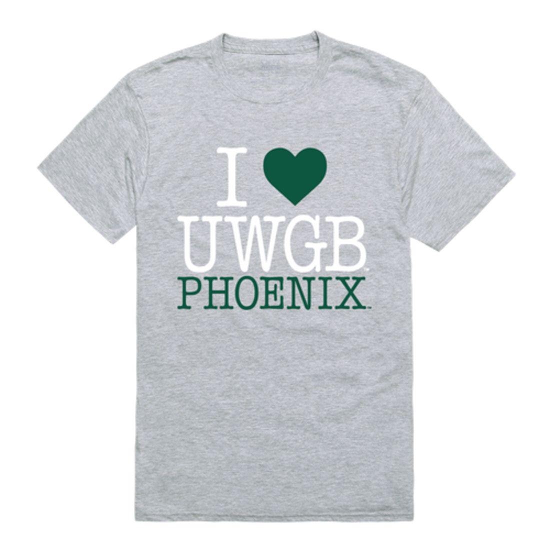 I Love UWGB University of Wisconsin-Green Bay Phoenix T-Shirt