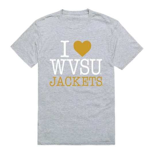 I Love WVSU West Virginia State University Yellow Jackets T-Shirt