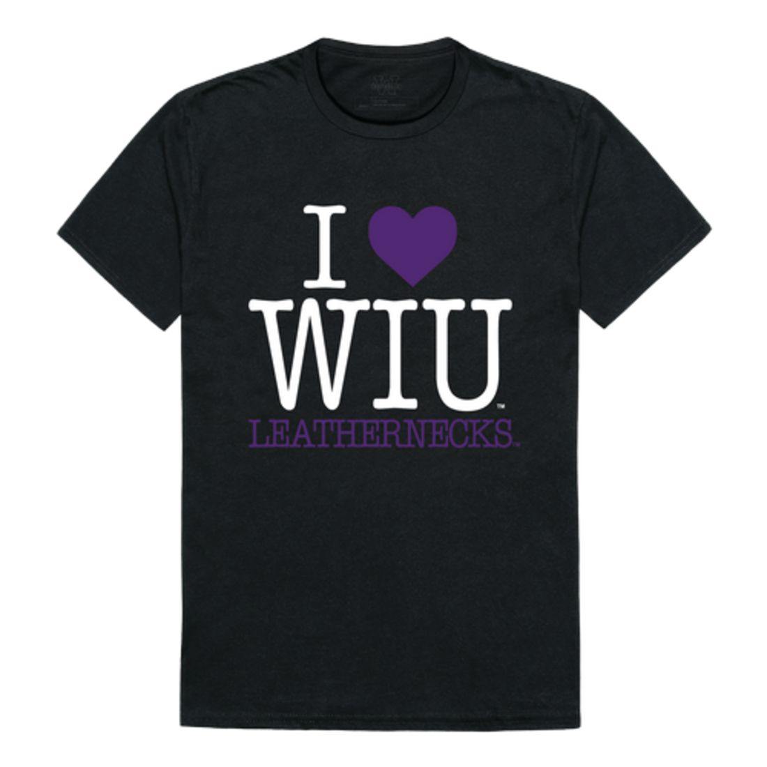 I Love WIU Western Illinois University Leathernecks T-Shirt