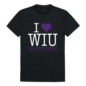 I Love WIU Western Illinois University Leathernecks T-Shirt