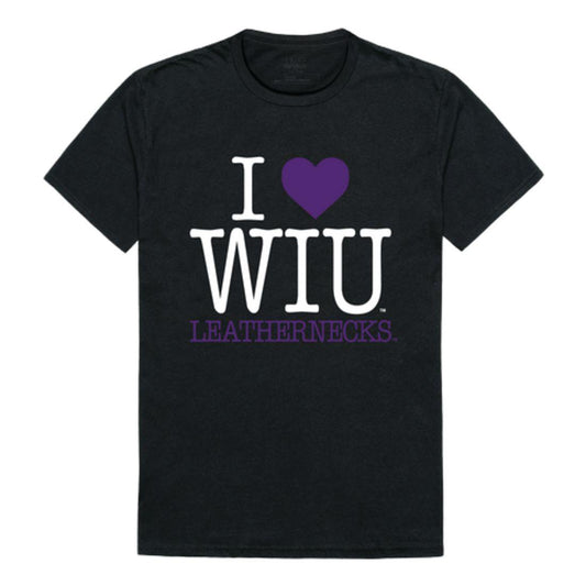 I Love WIU Western Illinois University Leathernecks T-Shirt
