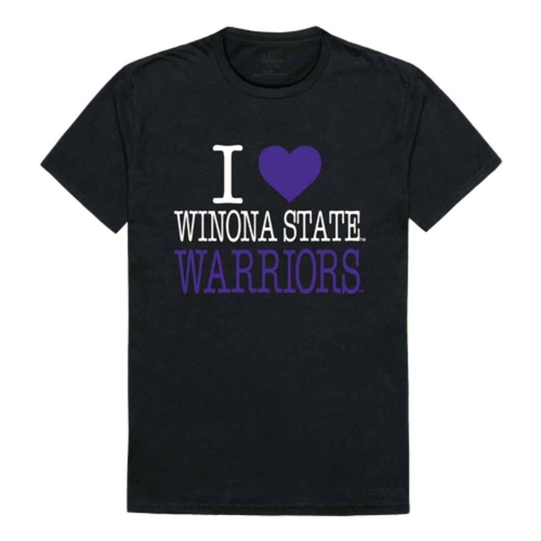 I Love Winona State University Warriors T-Shirt