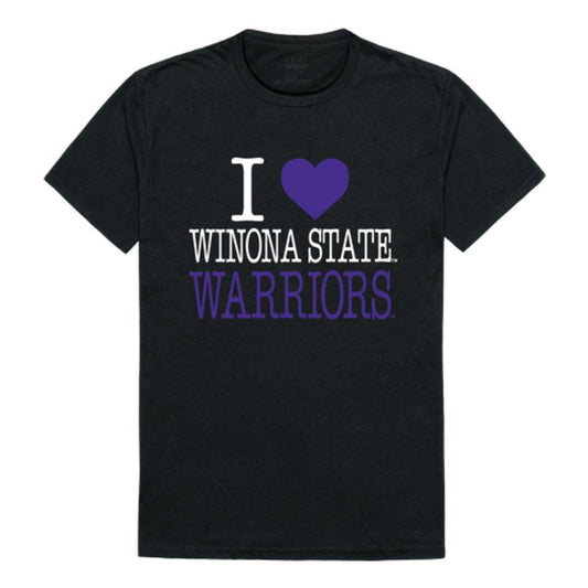 I Love Winona State University Warriors T-Shirt