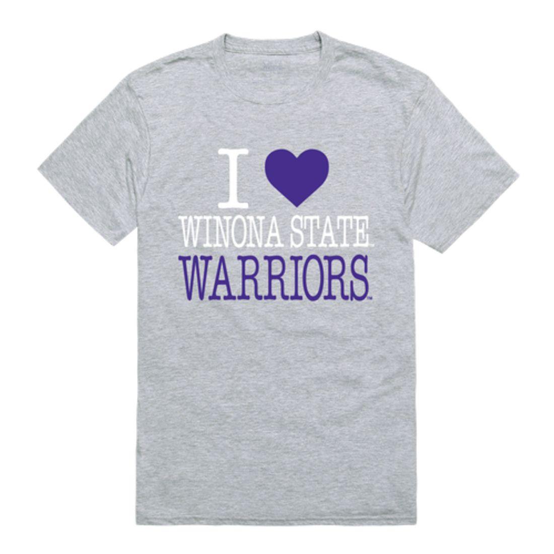 I Love Winona State University Warriors T-Shirt