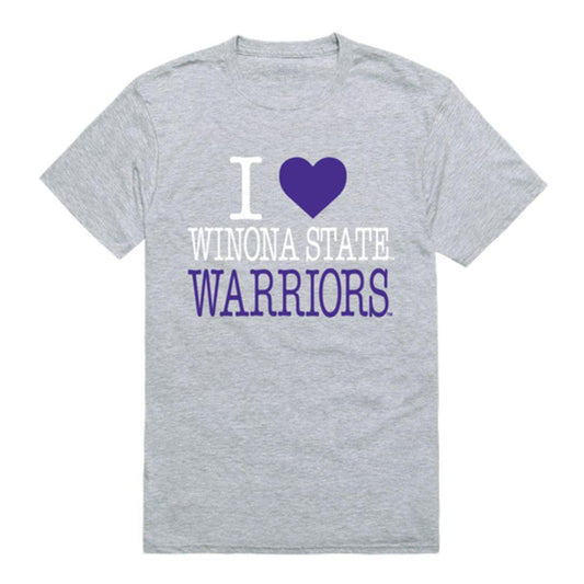 I Love Winona State University Warriors T-Shirt