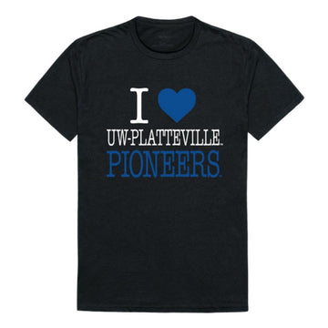 I Love UW University of Wisconsin Platteville Pioneers T-Shirt