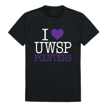 I Love UWSP University of Wisconsin Stevens Point Pointers T-Shirt