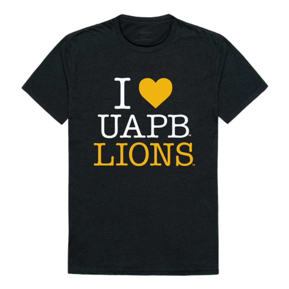 I Love UAPB University of Arkansas Pine Bluff Golden Lions T-Shirt