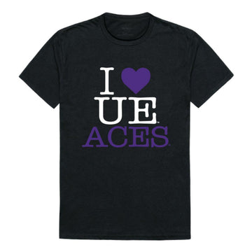 I Love University of Evansville Purple Aces T-Shirt