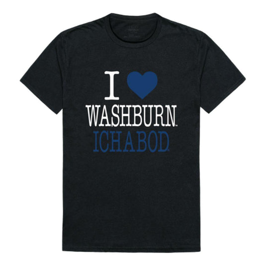 I Love Washburn University Ichabods T-Shirt