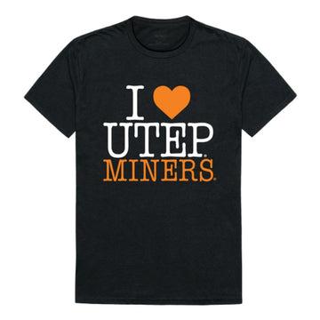 I Love UTEP University of Texas at El Paso Miners T-Shirt