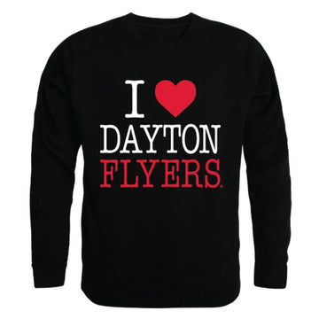 I Love UD University of Dayton Flyers Crewneck Pullover Sweatshirt Sweater