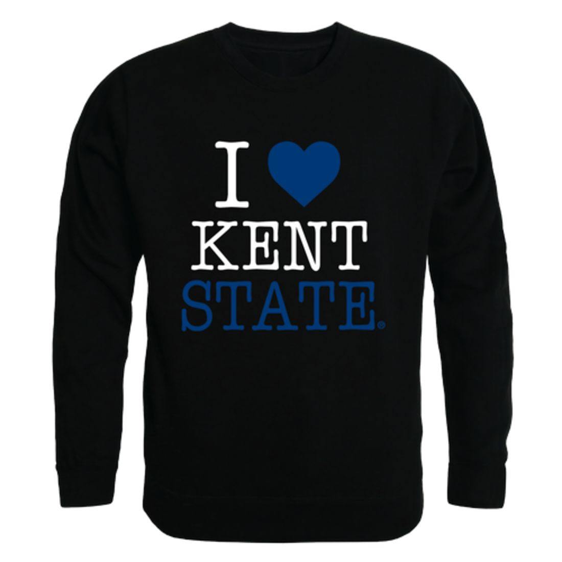 I Love KSU Kent State University The Golden Flashes Crewneck Pullover Sweatshirt Sweater