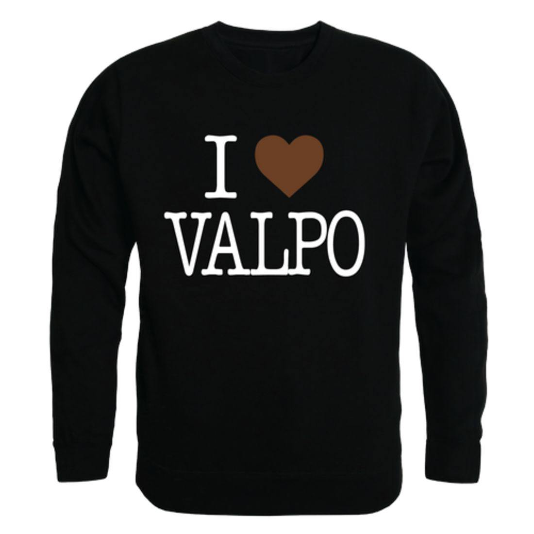 I Love Valparaiso University Crusaders Crewneck Pullover Sweatshirt Sweater
