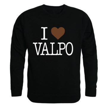 I Love Valparaiso University Crusaders Crewneck Pullover Sweatshirt Sweater