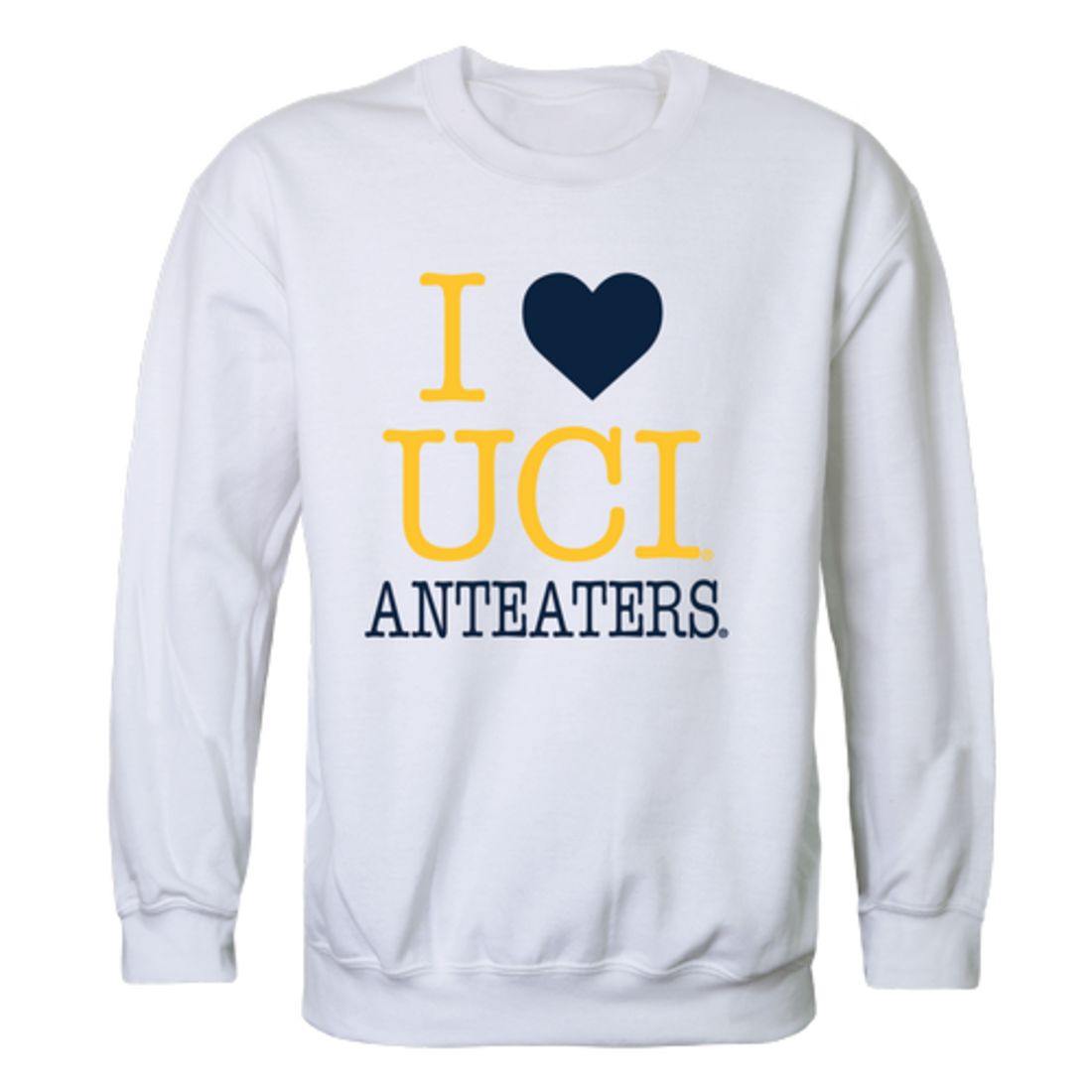 I Love University of California UC Irvine Anteaters Crewneck Pullover Sweatshirt Sweater
