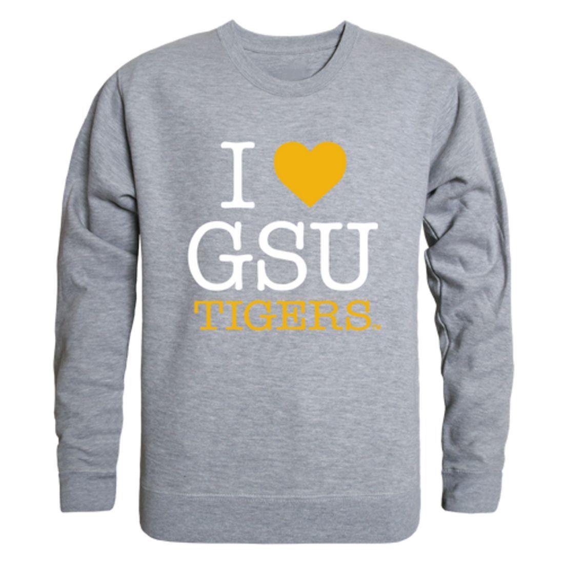 I Love GSU Grambling State University Tigers Crewneck Pullover Sweatshirt Sweater