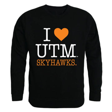 I Love UT University of Tennessee at Martin Skyhawks Crewneck Pullover Sweatshirt Sweater