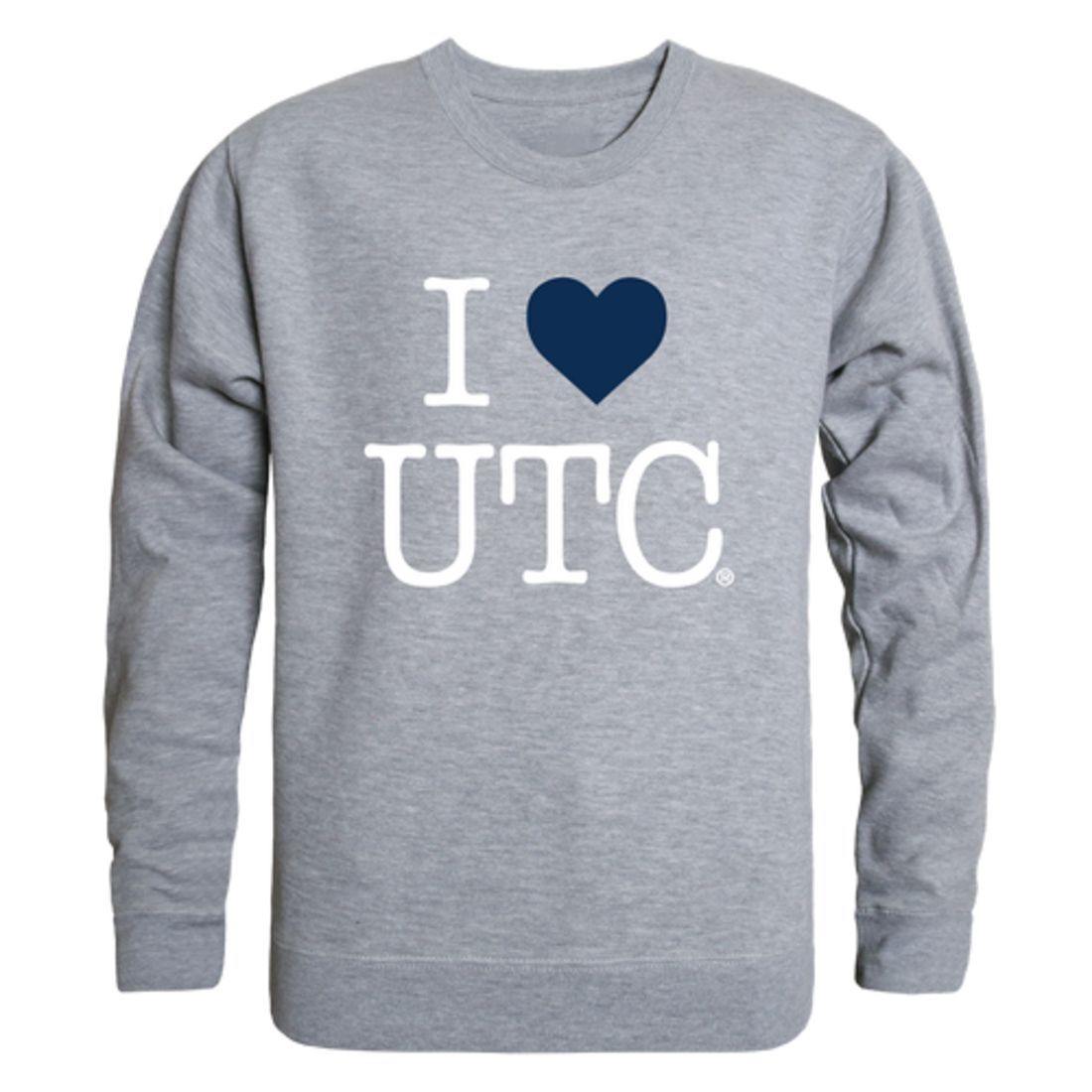 I Love UTC University of Tennessee at Chattanooga MOCS Crewneck Pullover Sweatshirt Sweater