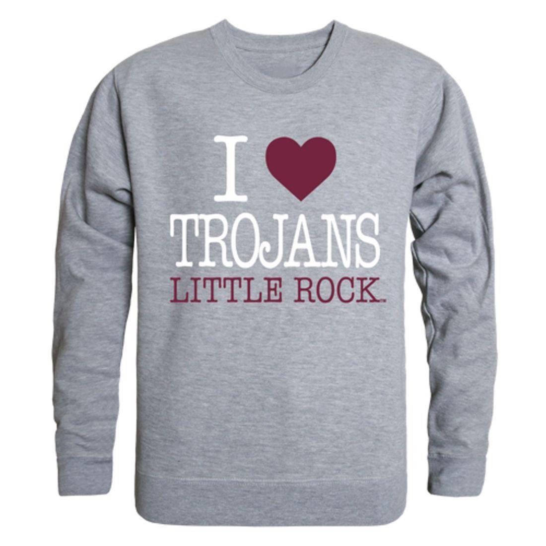 I Love Arkansas at Little Rock Trojans Crewneck Pullover Sweatshirt Sweater