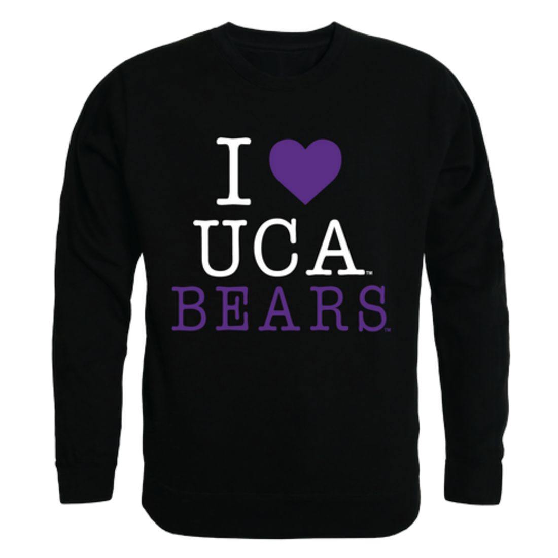 I Love UCA University of Central Arkansas Bears Crewneck Pullover Sweatshirt Sweater