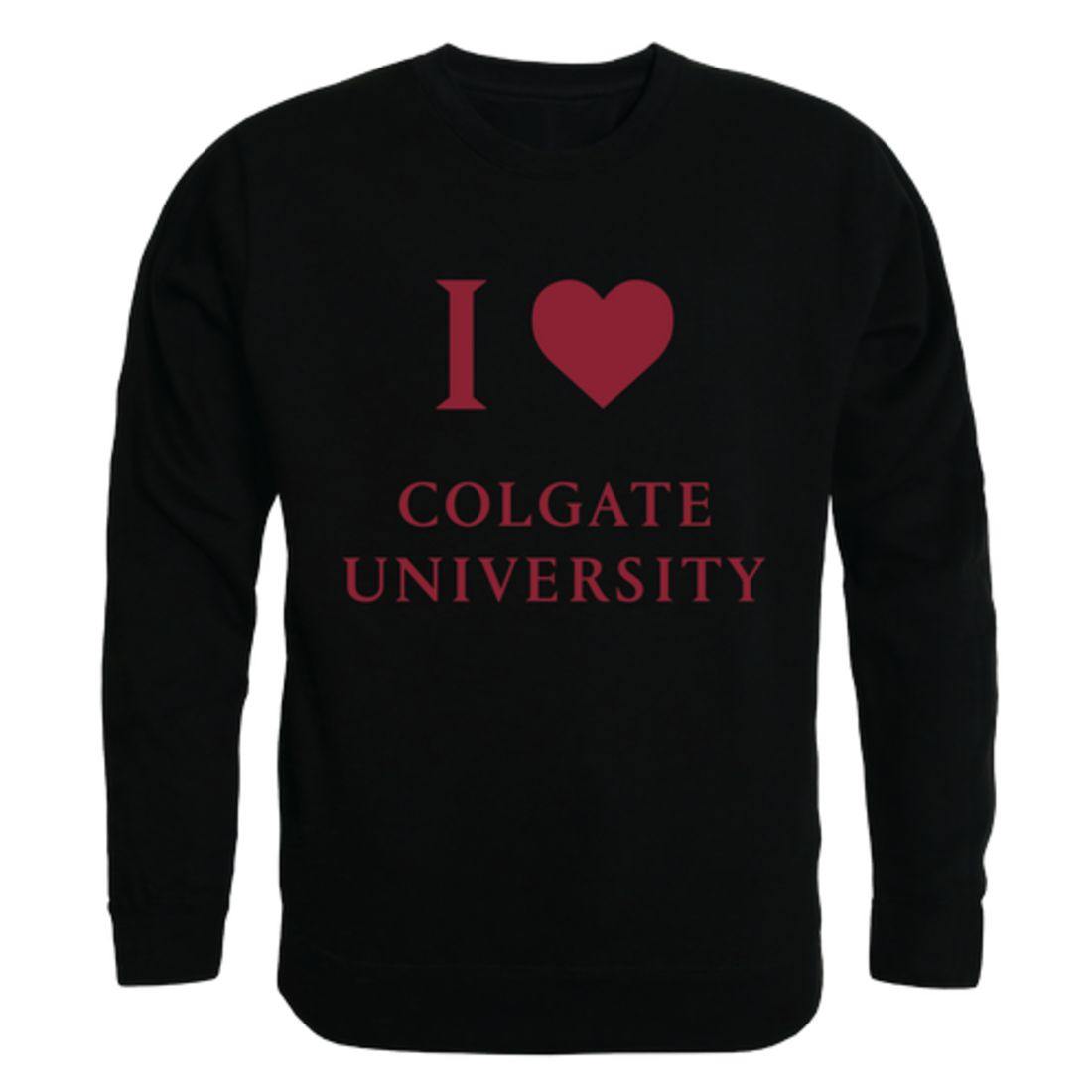 I Love Colgate University Raider Crewneck Pullover Sweatshirt Sweater
