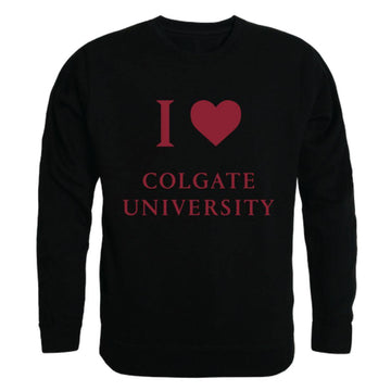 I Love Colgate University Raider Crewneck Pullover Sweatshirt Sweater
