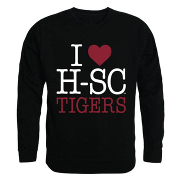 I Love HSC Hampden-Sydney College Tigers Crewneck Pullover Sweatshirt Sweater