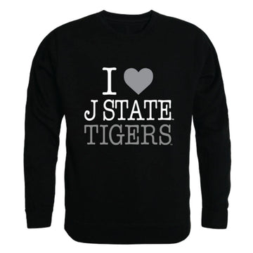 I Love JSU Jackson State University Tigers Crewneck Pullover Sweatshirt Sweater