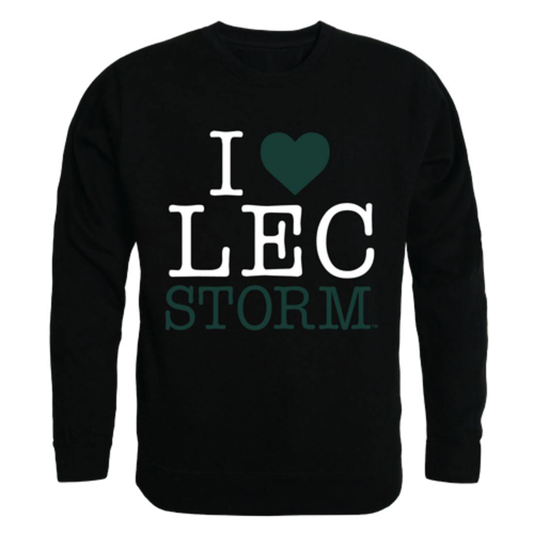I Love Lake Erie College Storm Crewneck Pullover Sweatshirt Sweater