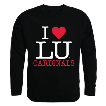 Lamar University I Love Crewneck Pullover Sweatshirt Sweater