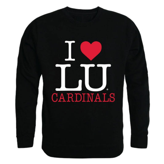 Lamar University I Love Crewneck Pullover Sweatshirt Sweater