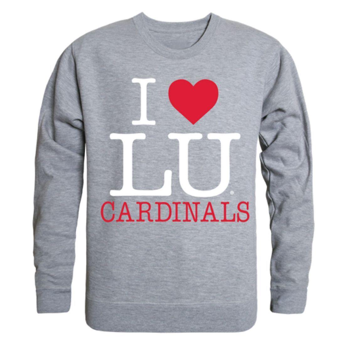 Lamar University I Love Crewneck Pullover Sweatshirt Sweater