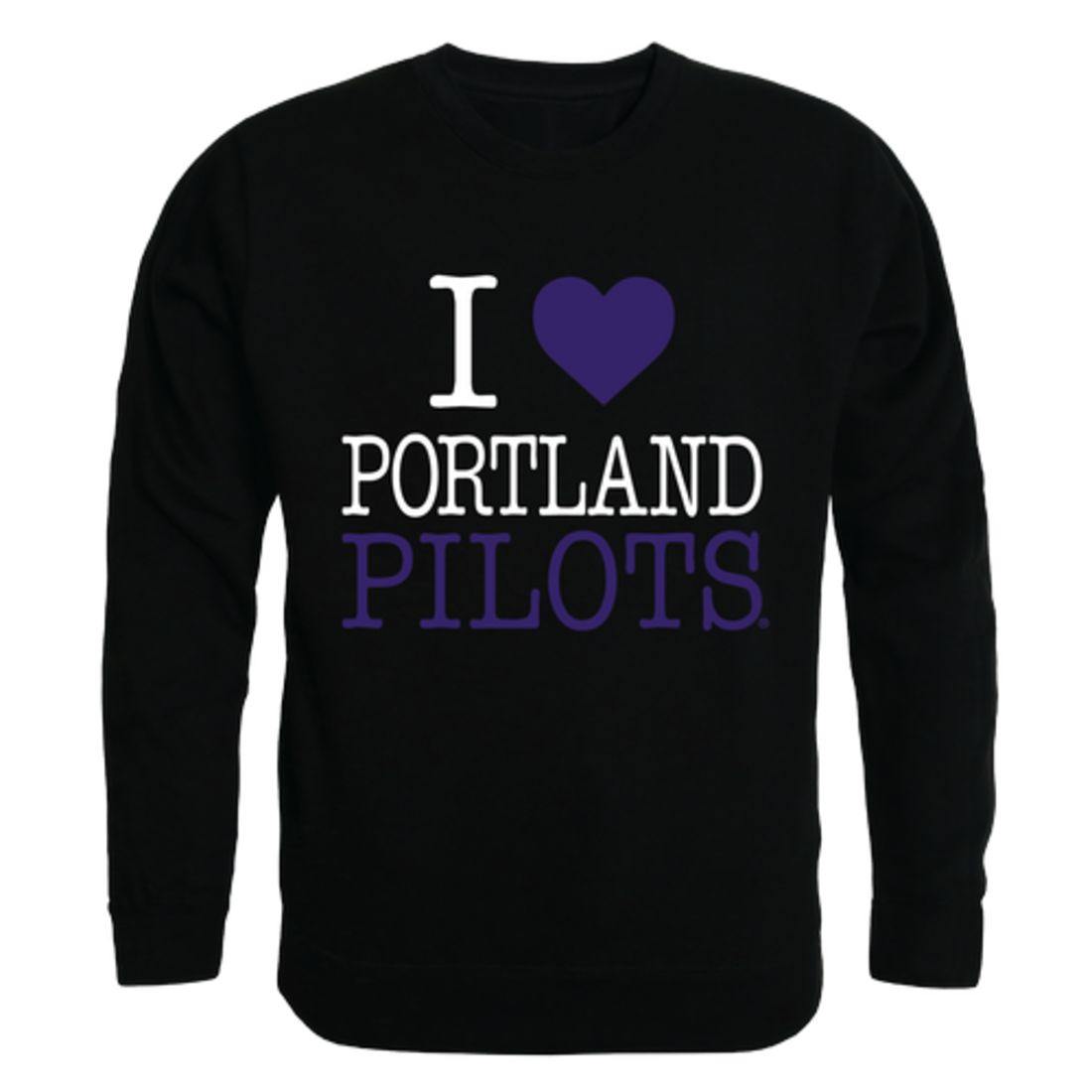 I Love UP University of Portland Pilots Crewneck Pullover Sweatshirt Sweater