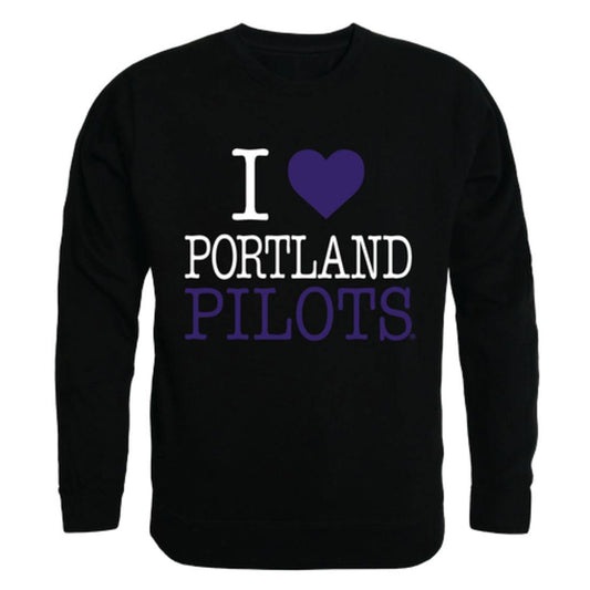 I Love UP University of Portland Pilots Crewneck Pullover Sweatshirt Sweater